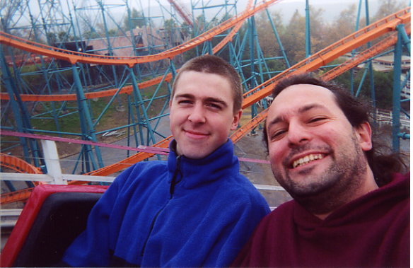 On the lift hill of Colossus