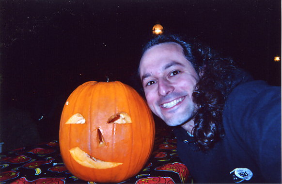 Me and my pumpkin.