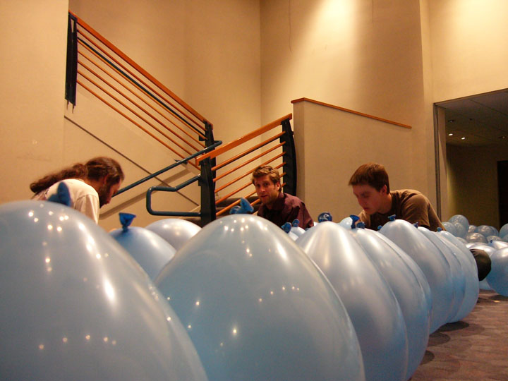Inflating and Tying Balloons