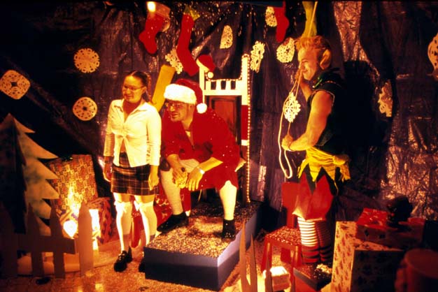 Tent:  Christmas at Halloween